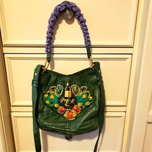 Marc Jacobs Small Lilly Hand Forest Green Cowhide